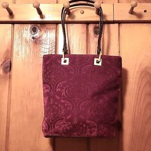 Bueno Flocked & Beaded Velveteen Bag